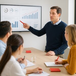 Training and onboarding Team consultation and onboarding so Everyone works the same way and knows what is expected.